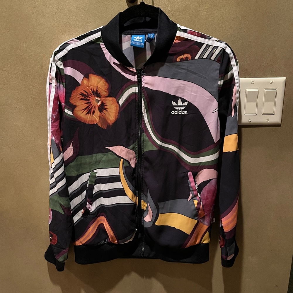 Adidas Originals Floral Burst Superstar Jacket - Small